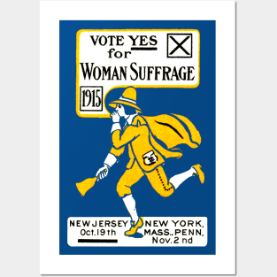 1915 Vote Yes on Womens Suffrage Posters and Art